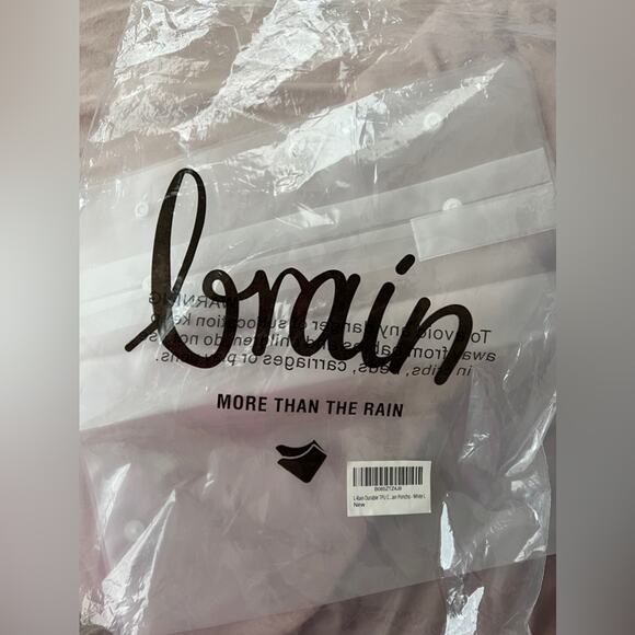 Amazon TPU Clear Transparent Hooded Raincoat Jacket Poncho - large - Picture 6 of 9